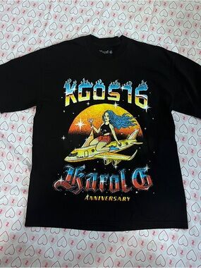 Karol G kgos16 Anniversary Tee - Black